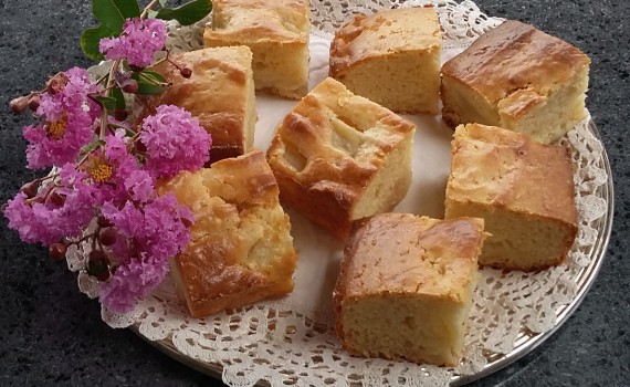 blondies alle pere - ricetta