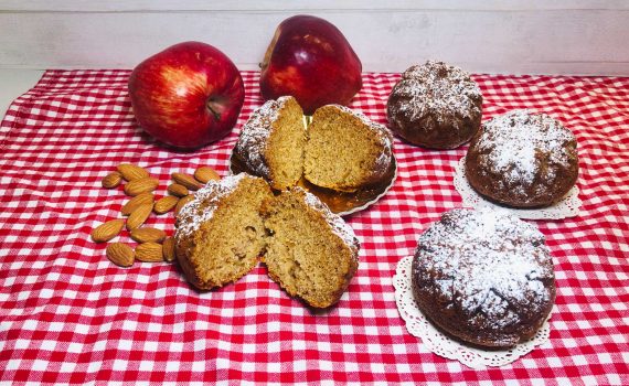 muffin mandorle e mele