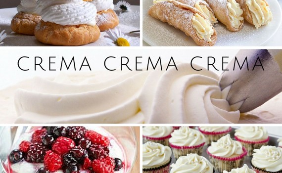 crema pasticcera, al cioccolato, al limone