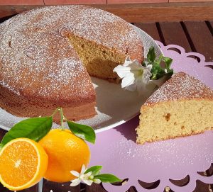 dolce all'arancia con farina di farro- ricetta