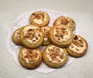 frollini all'arancia su centrino