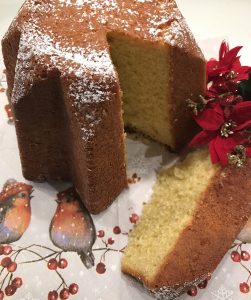 pandoro senza burro fetta