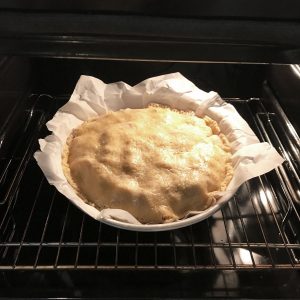 apple pie in forno