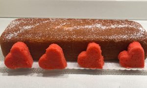 plumcake con sorpresa appena sfornato