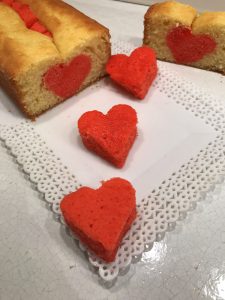plumcake con sorpresa per s.valentino