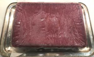 torta all'anguria capovolta