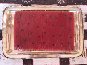 torta all'anguria e yogurt