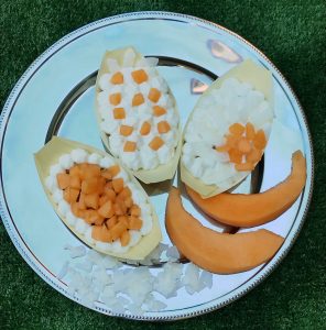 dessert melone e cocco