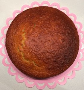 dolce alla crusca e yogurt dall'alto