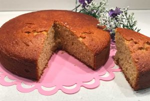 dolce alla crusca e yogurt fetta