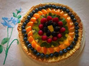 crostata alla frutta dolce quanto basta