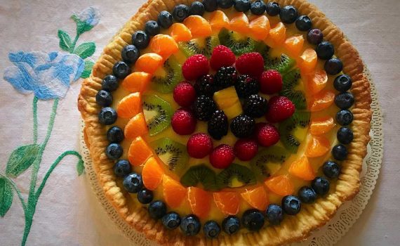 crostata alla frutta dolce quanto basta