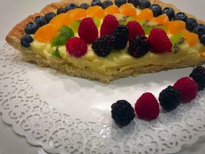 crostata alla frutta fetta