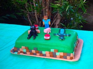 torta minecraft