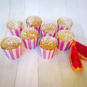 muffin al pompelmo rosa