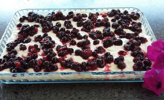 torta fredda allo yogurt