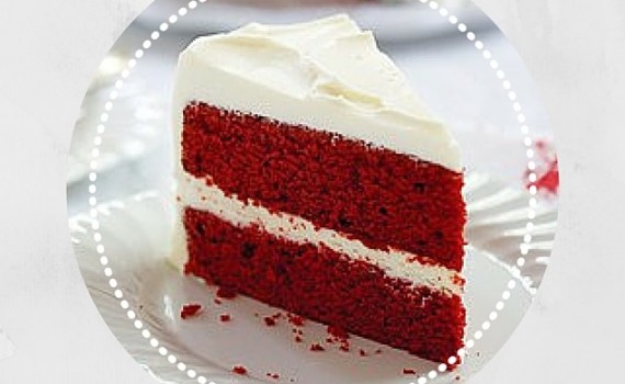 red velvet cake farcita con crema al formaggio