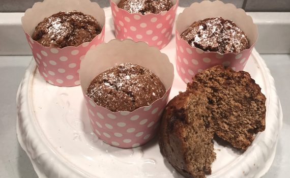muffin vegani con crusca d'avena